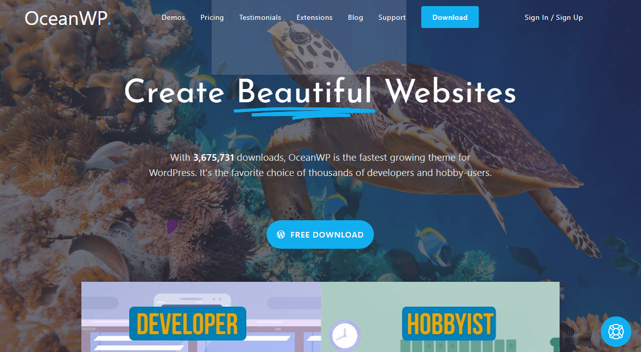 Weboodillia Oceanwp WordPress Theme