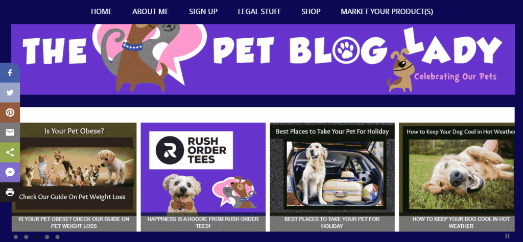 Pets Blog Niche Petbloglady