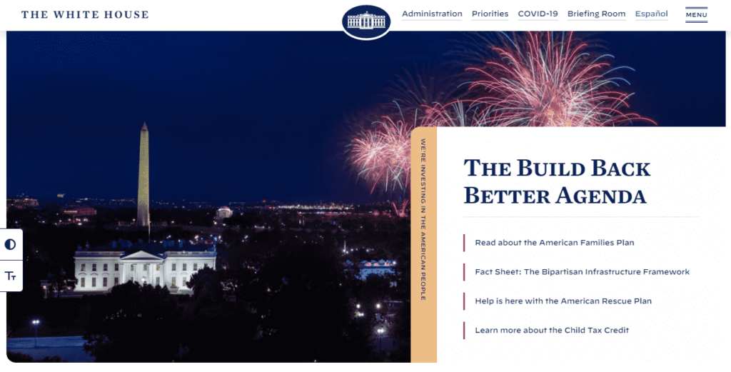 Weboodillia The White House Website